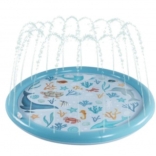 Mata wodna Little Dutch - Blue Ocean Dreams 150 cm