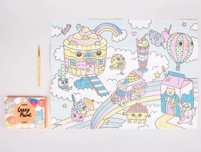 Wodna kolorowanka OMY - Kawaii