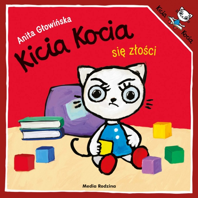 Książka "Kicia Kocia się złości" wydawnictwo Media Rodzina