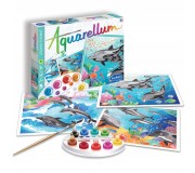 Zestaw do malowania Aquarellum Grand Format SentoSphere - Delfiny