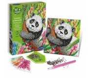 Zestaw kreatywny obraz z diamentami SentoSphere - Panda