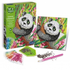 Zestaw kreatywny obraz z diamentami SentoSphere - Panda