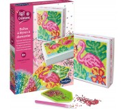 Zestaw kreatywny pudełka z diamentami SentoSphere - Delfin i Flaming