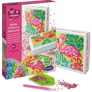 Zestaw kreatywny pudełka z diamentami SentoSphere - Delfin i Flaming