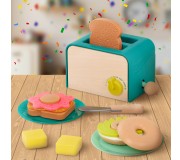 Toster i akcesoria śniadaniowe Mini Chef B. Toys - Breakfast Playset