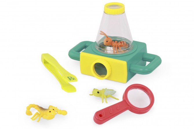 Pojemnik na owady ze szczypcami i lupą B Toys zielony