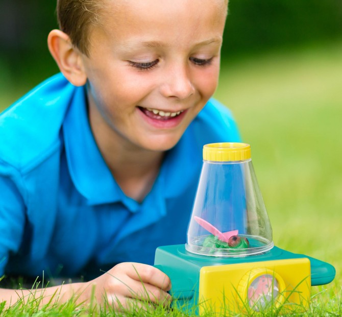 Zestaw z robakami i lupą do obserwacji owadów B Toys