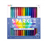 Flamastry brokatowe Ooly - Rainbow Sparkle