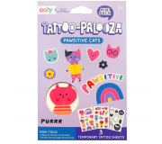 Zmywalne tatuaże mini Ooly - Koty