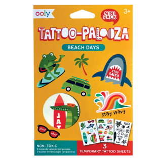 Zmywalne tatuaże mini Ooly - Plaża