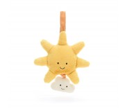 Pozytywka Jellycat - Słoneczko z Chmurką żółte