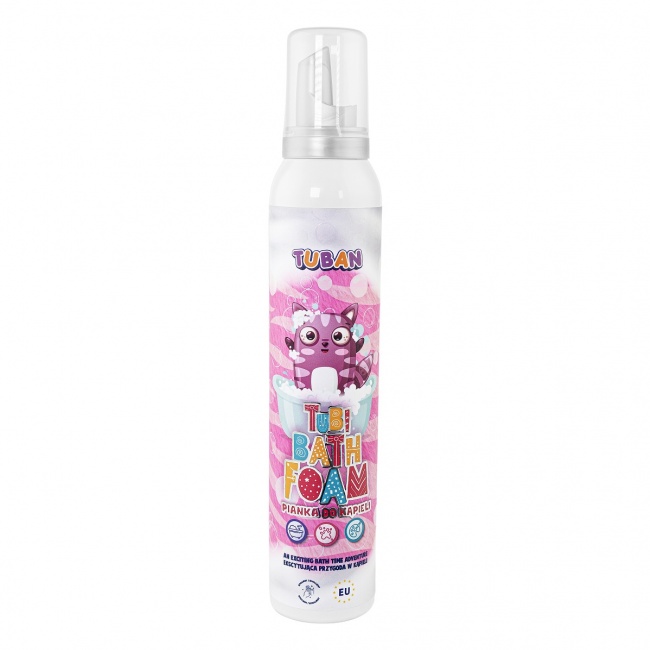 Tubi pianka do kąpieli TUBAN - Różowa 200 ml