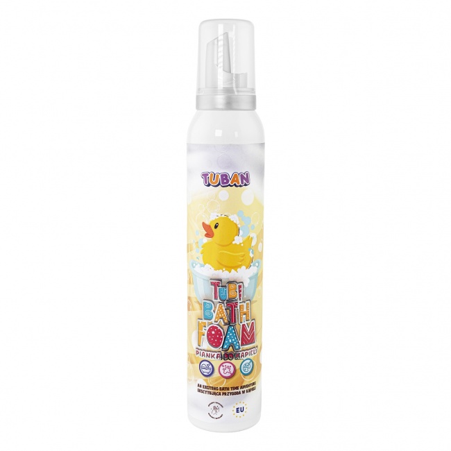 Tubi pianka do kąpieli TUBAN - Żółta 200 ml