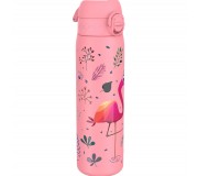 Stalowa butelka 600 ml ION8 - Flamingo