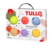 Piłki sensoryczne 6 szt Tullo - Pastelowe Buźki