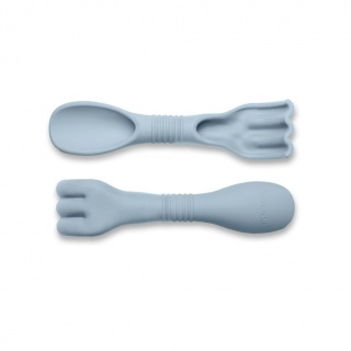 Grabki i łopatka 2w1 Scrunch - Błękitny