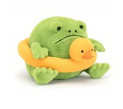 Pluszowa Deszczowa Żaba Ricky z Kaczuszką do Pływania Jellycat 18 cm
