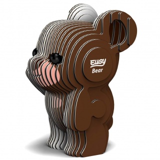 Eko Układanka 3D Eugy - Niedźwiedź