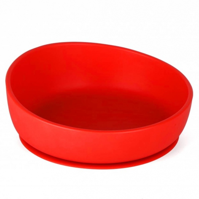 OUTLET Miseczka - Talerzyk Doidy Bowl z przyssawką - czerwony