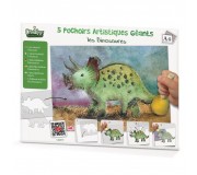 Szablony do malowania Crea Lign' - Dinozaury