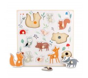 Drewniana układanka Vilac - Zwierzęta lasu
