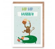 Kartka urodzinowa Cardie - Hip-hip, hurrra!