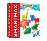 Klocki magnetyczne Smart Max IUVI Games - My First Safari Animals