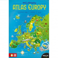 Książka "Mój pierwszy atlas Europy" wydawnictwo Zielona Sowa