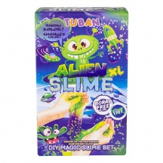 Zestaw DIY TUBAN slime zmieniający kolor - Alien XL