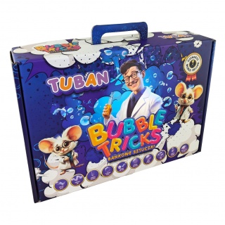 Zestaw eksperymentów Bubble Tricks TUBAN - 10 bańkowych sztuczek