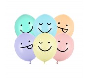 Balony 6 szt Party Deco - Buźki 30cm