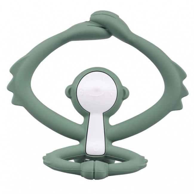 Gryzak Zabawka Mombella - Małpka Light Green