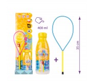 Zestaw obręcz do baniek mydlanych + płyn Tuban 400 ml