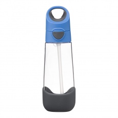 Tritanowa butelka ze słomką 600 ml B.box - Blue Slate