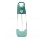 Tritanowa butelka ze słomką 600 ml B.box - Emerald Forest