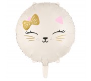 Balon foliowy Party Deco - Kot 45 cm