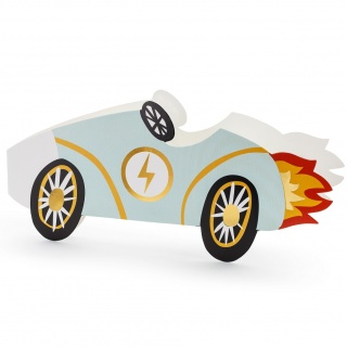 Zaproszenia na przyjęcie urodzinowe Party Deco - Autko 6 szt.