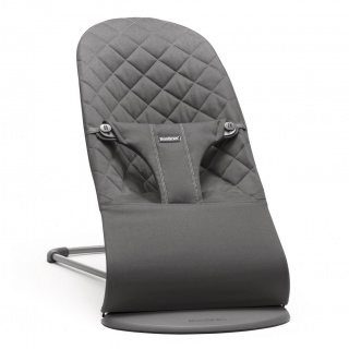 Leżaczek BABYBJORN BLISS WOVEN - Antracytowy