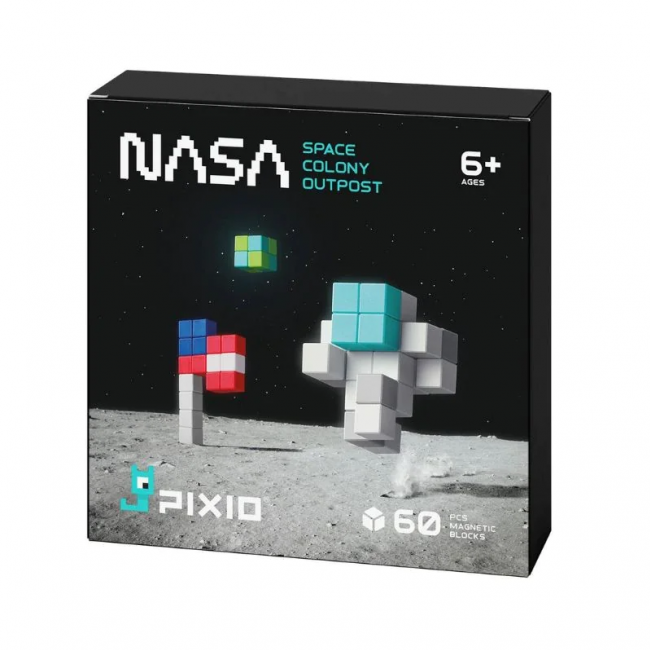 Klocki magnetyczne Pixio - NASA space colony outpost