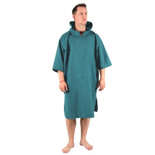 Ręcznik kąpielowy, ponczo z kapturem Lifeventure - Teal