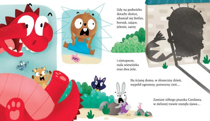 Książeczka dinozaury Zielona Sowa Agata Widzowska