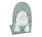 Poszycie do leżaczka BABYBJORN Soft Woven/Jersey - Jasnoszałwiowy/Szary