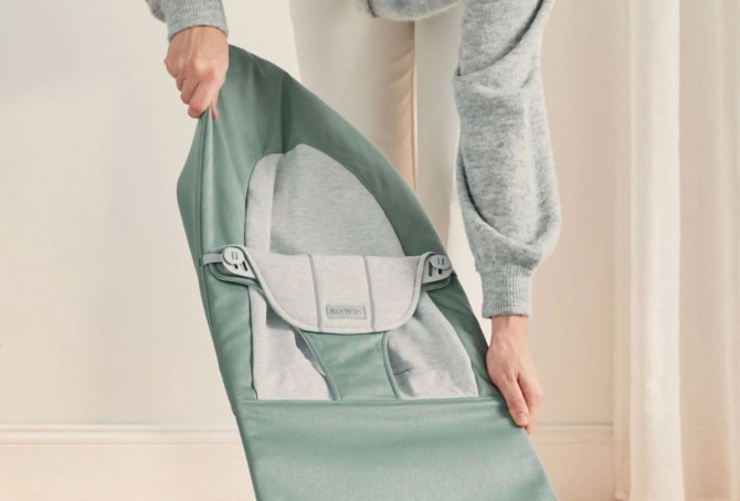 Poszycie do leżaczka bujaczka Babybjorn w kolorze miętowym