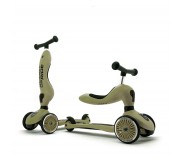Hulajnoga i rowerek 2w1 Highwaykick SCOOTANDRIDE 1-5 lat - Olive