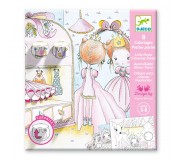 Kolorowanki z okienkami Djeco - Pupi