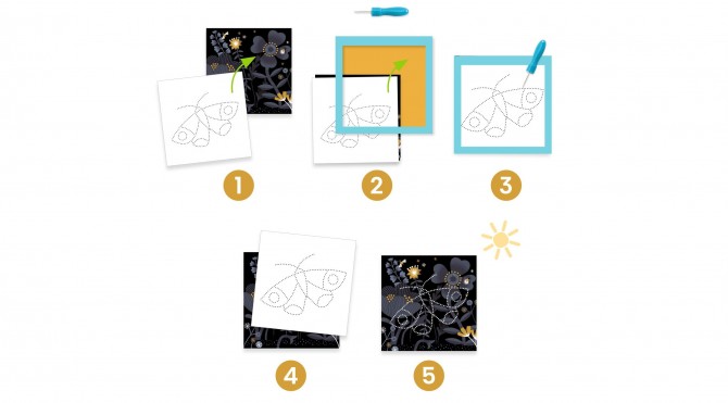 Nakłuwanie zestaw Djeco dla 3-latków z leśnymi zwierzętami