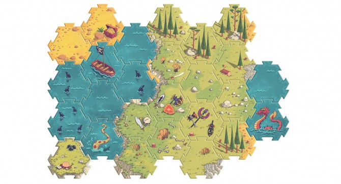 Puzzle z piratami Djeco Arty Toys