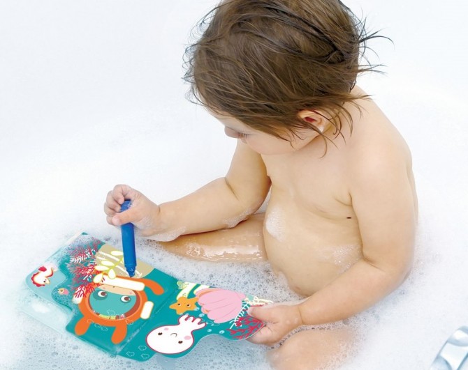 Kolorowanka do kąpieli LUDI z pisakami