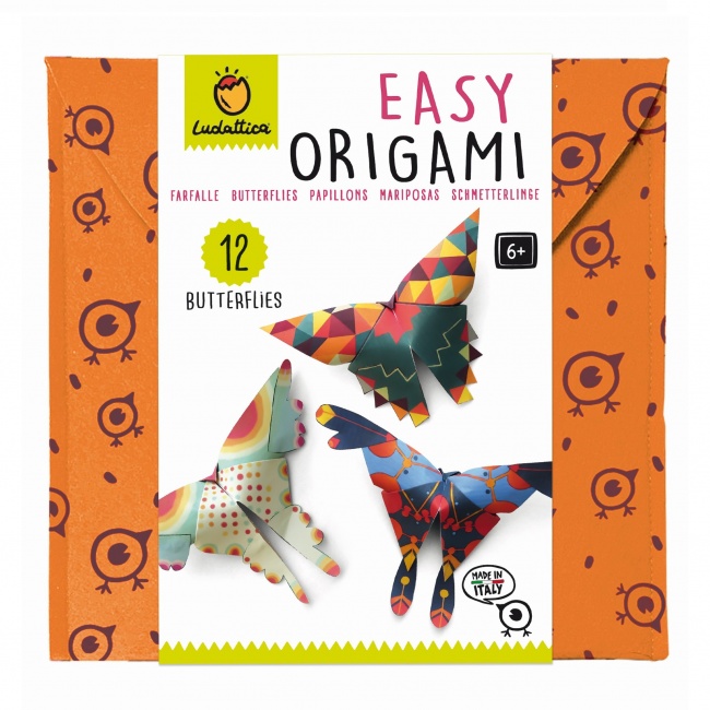 Zestaw kreatywny EASY ORIGAMI Ludattica - Motyle
