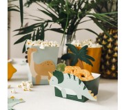 Pudełka na przekąski Party Deco - Dinozaury